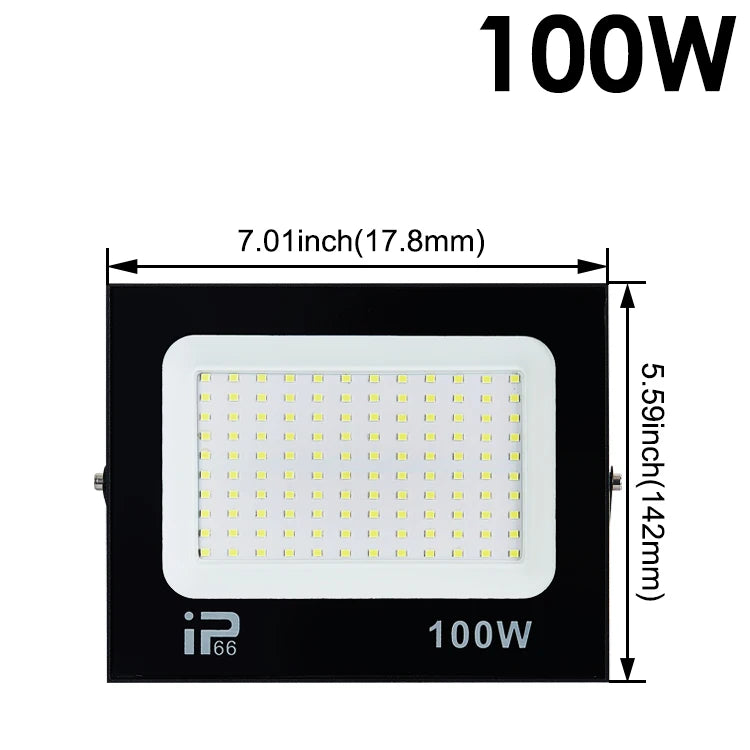 200W LED Flood light Spotlight Projector Outdoor Lighting 6500k Waterproof IP66 for Wall Garage Gym Street 220V - GlowMart