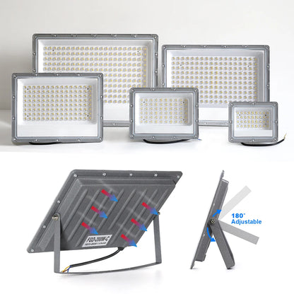 50W 100W 200W 300W 500W Led Floodlight Outdoor IP66 Waterproof 220V Reflector LED Garden Lighting Street Lamp Wall Flood Lights - GlowMart