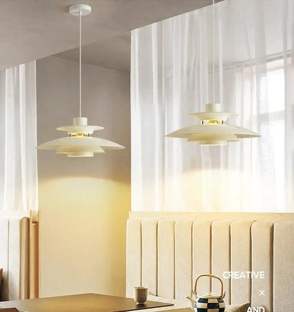 Danish Design LED Art Pendant Light Multicolor Umbrella Hanging Chandelier Living Dining Room Restaurant Lustre Pendant Lamp - GlowMart