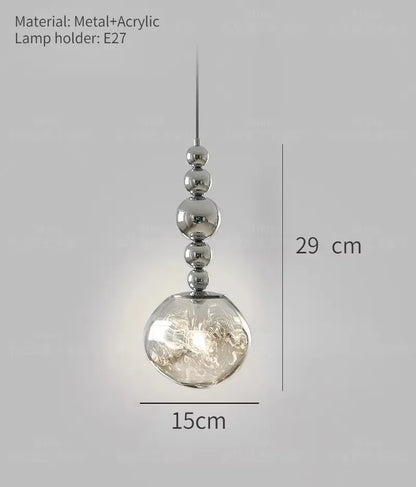 Modern Luxury Decor Pendant Lights Restaurant Bedroom Bathroom Ceiling Pendant Lamp Lava Personalized Lighting Suspension Design