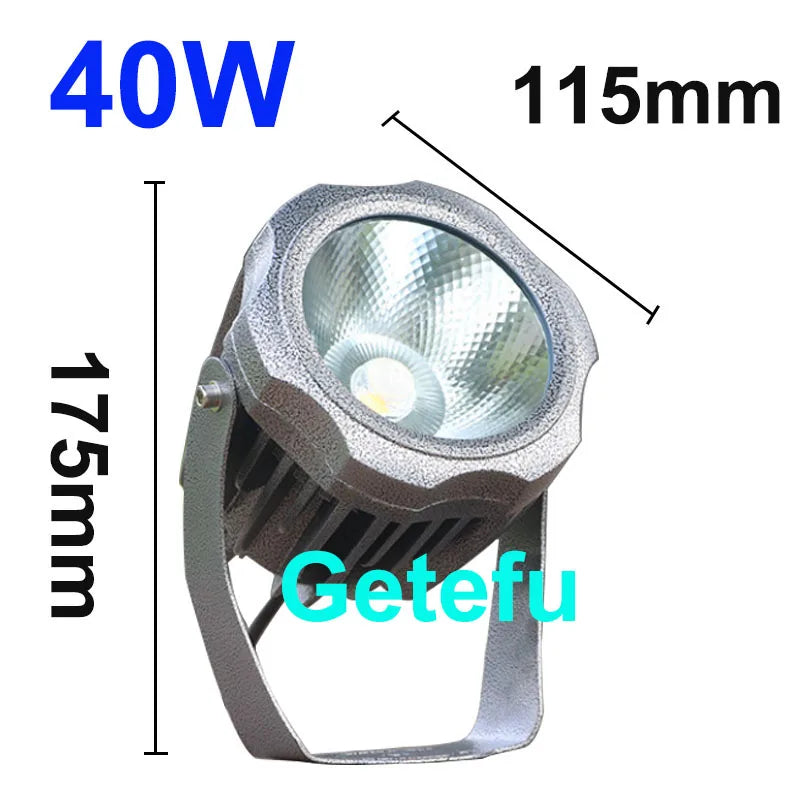 Outdoor LED Lawn Light 20W/30W 40W Wall Washer Waterproof Floodlights  LED Spot Lamp Outdoor Landscape Lighting 100-240V DC24V
