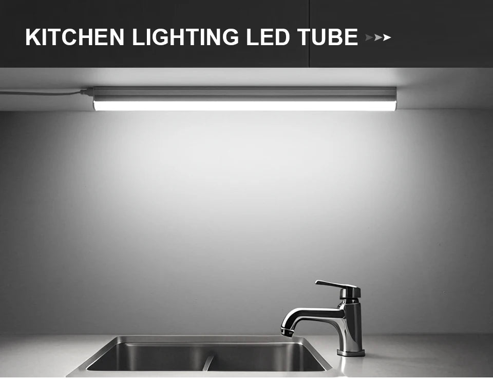 Latest T5 LED Lamp Tube 50CM/19.69in Aluminum Alloy Shell SMD 2835 220V 110V For Kitchen Vestibule Hallway Bedroom Wall Lighting - GlowMart