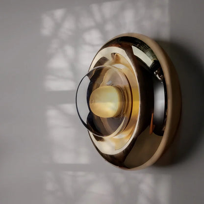Caren Lighting Futurism wall sconces lighting design glass electroplating LED Bauhaus Contemporary Modern cozy light fixture