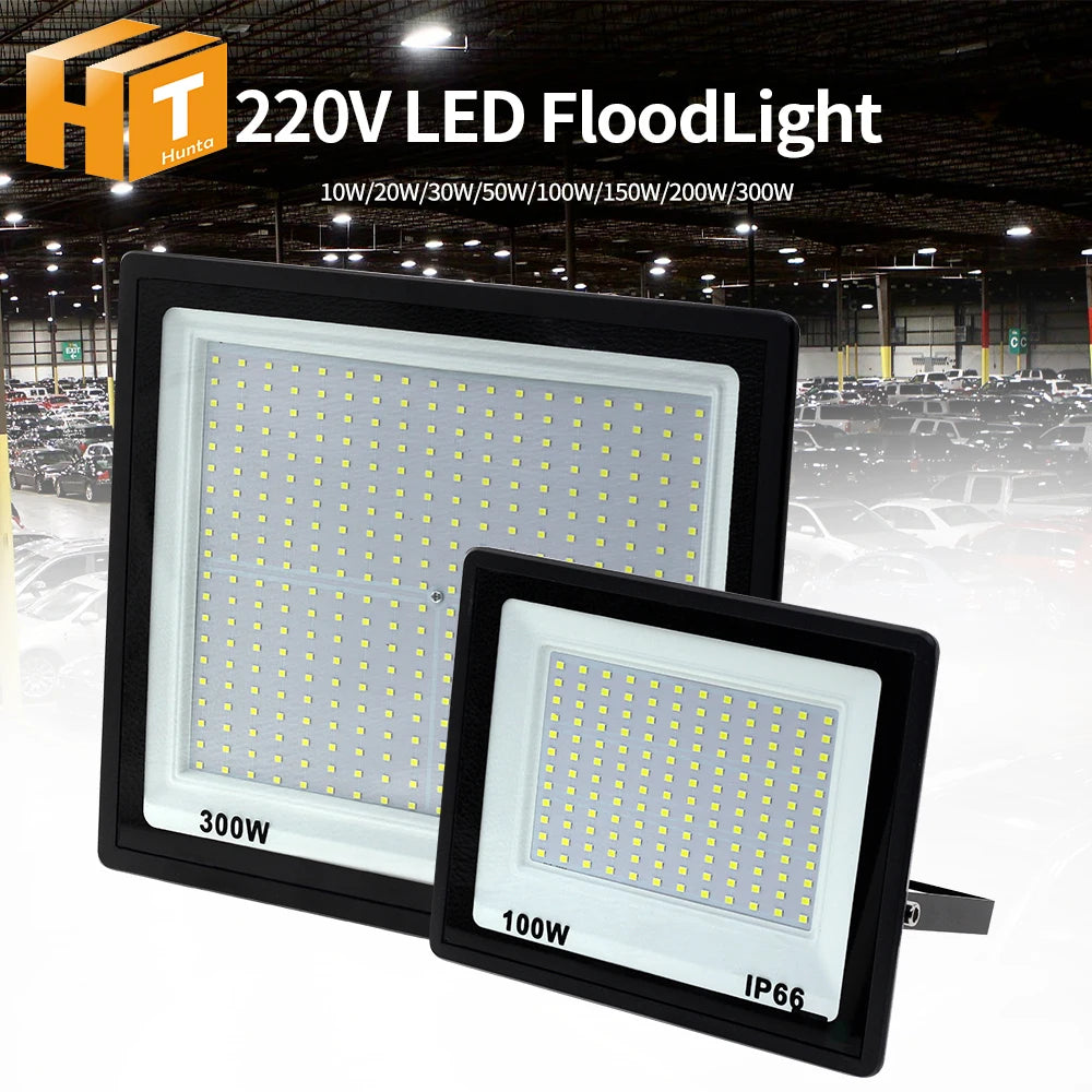 High Brightness LED Floodlight 100W 200W 300W IP66 Waterproof Flood Light For Garden Street Outdoor Lighting - GlowMart