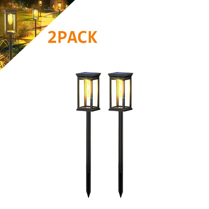 Solar Pathway Lights Solar Lights Outdoor Solar Powered Garden Lights for Walkway Yard Backyard Lawn Landscape Lighting Decor - GlowMart