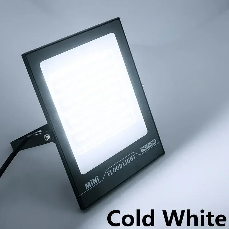 LED Flood Light 220V 10W 20W 30W 50W 100W 150W 200W IP67 Waterproof Floodlights Outdoor Garage Street Garden Yard Wall Lighting - GlowMart