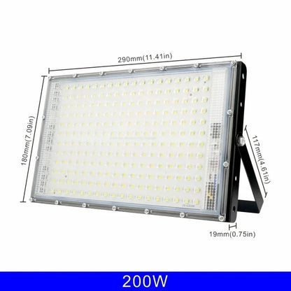 Led Flood Light 50W 100W 150W 200W 110V 220V Outdoor Floodlights IP65 Waterproof Wall Lamp Reflector Led Street Light - GlowMart