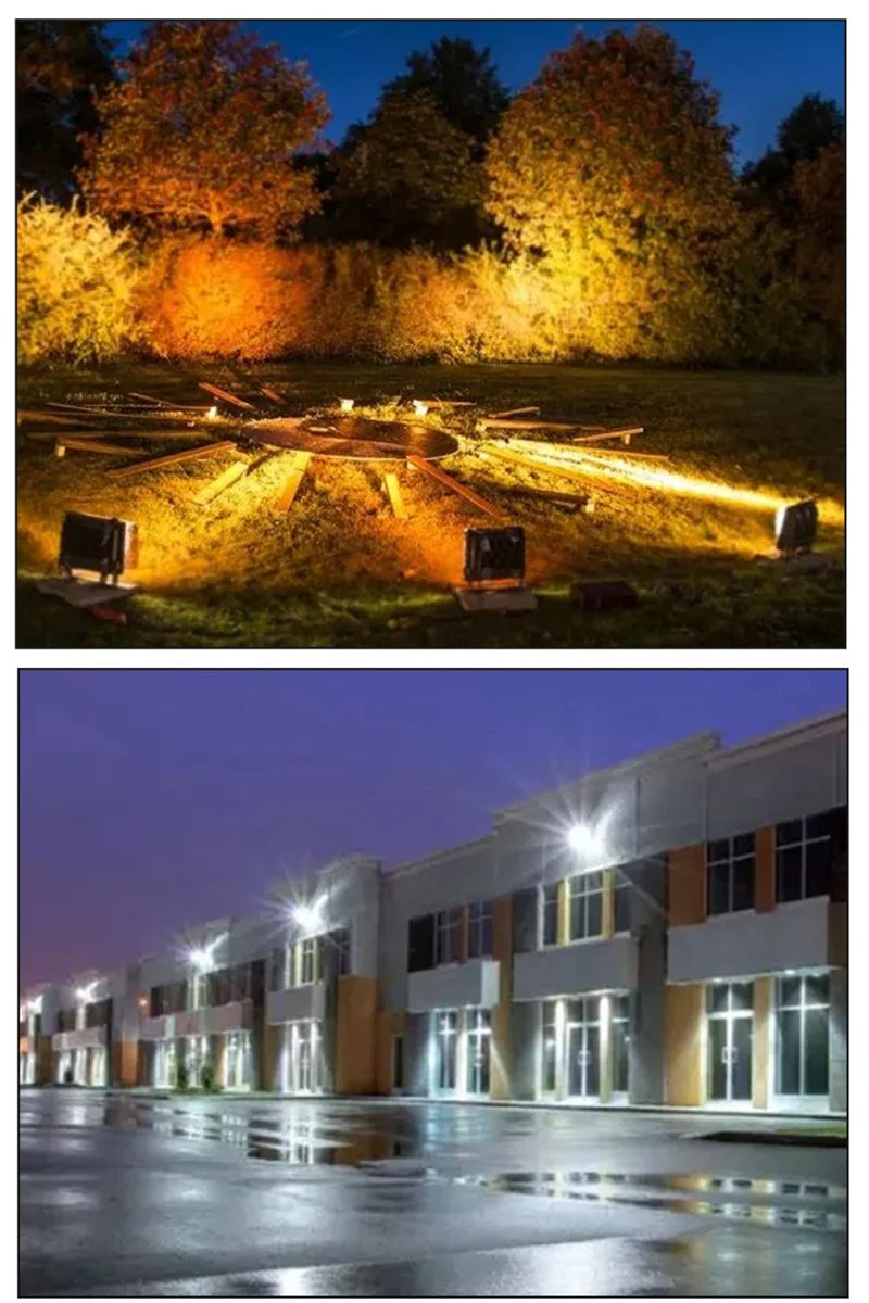 Floodlight Outdoor LED IP66 Waterproof Path Light Spotlight 10W 20W 30W 50W 100W 200W Outdoor Garden Porch Courtyard Lamp - GlowMart