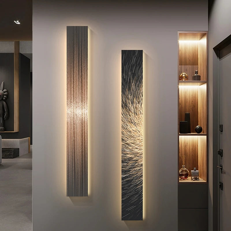 Modern Led indoor painting decoration strip art wall hanging lamp is applicable to the lighting of living room and hotel - GlowMart