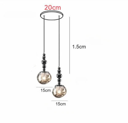 Modern Luxury Decor Pendant Lights Restaurant Bedroom Bathroom Ceiling Pendant Lamp Lava Personalized Lighting Suspension Design