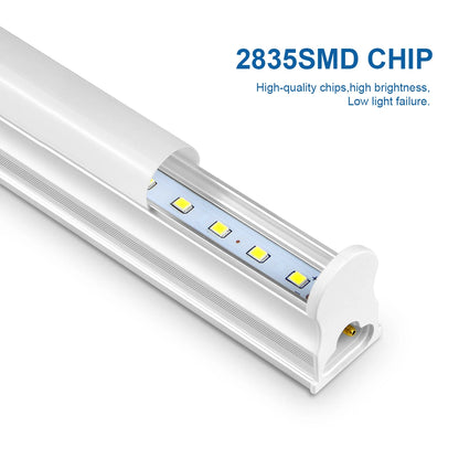 50CM T5 T8 Aluminum LED Light Tube 15W 25W LED Lamp Tube 110V 220V For Desk Work Shop Garage Warehouse Kitchen Cabinet Lighting - GlowMart