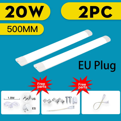 Led Tube Light 85-265V Led Bar Lamp Under Cabinets Lamp Tube Ceiling Wall Lamps Home Indoor Lighting Fixture For Kitchen Bedroom - GlowMart