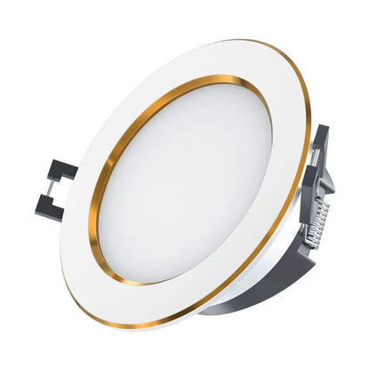 Durable Recessed LED Downlight Tricolor Dimmable Spot Light Down Lights Anti Glare 5W 7W Ceiling Spot Lights Indoor - GlowMart