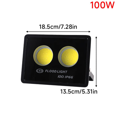 LED Flood Light AC220V 400W 500W 600W 800W IP66 Waterproof Outdoor Garden Projector Lighting Refletor Spotlight Wall Floodlight - GlowMart