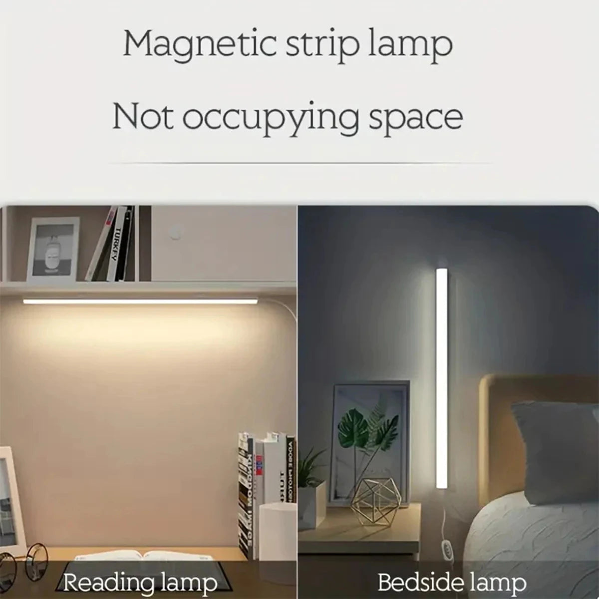 Led Light Tube Reading Lamp Learning 20cm-50cm Cold/warm/neutral/white Magnetic Wall Usb Night Dimmable Closet Strip Cabinet Bar - GlowMart