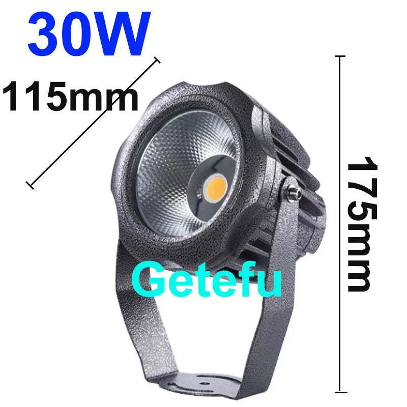 Outdoor LED Lawn Light 20W/30W 40W Wall Washer Waterproof Floodlights  LED Spot Lamp Outdoor Landscape Lighting 100-240V DC24V