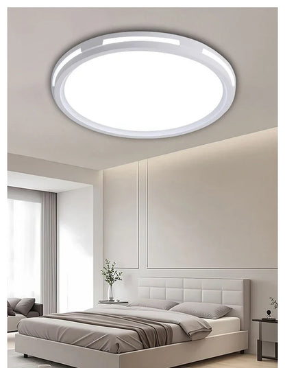 LED Ceiling Light Modern Creative Circular Living Room Bedroom Home Three Proof Ceiling Lamp Kitchen Bathroom Decor Lighting