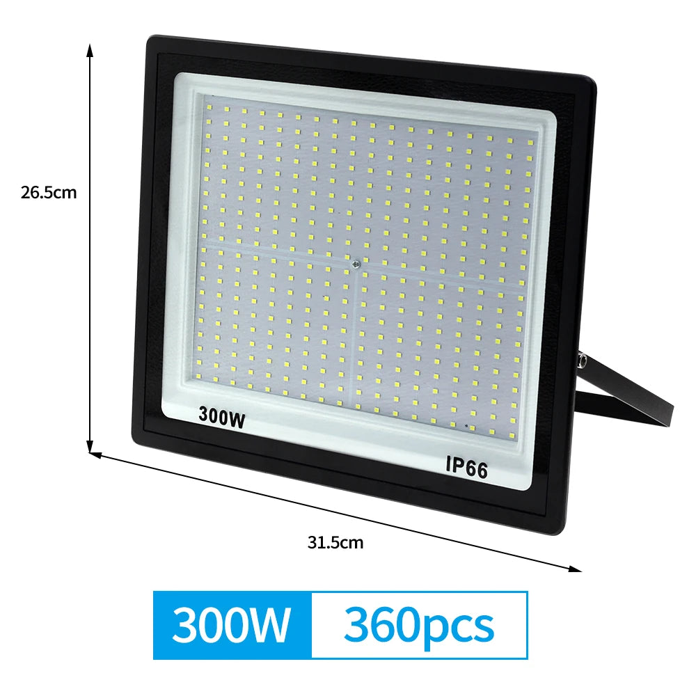 High Brightness LED Floodlight 100W 200W 300W IP66 Waterproof Flood Light For Garden Street Outdoor Lighting - GlowMart