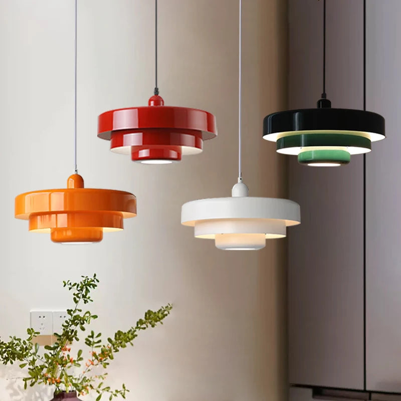 Nordic Pendant Light Medieval Aluminum Ceiling Chandelier for Living Room Bedroom Dining Room Bar Simple Indoor Home Decor Light - GlowMart