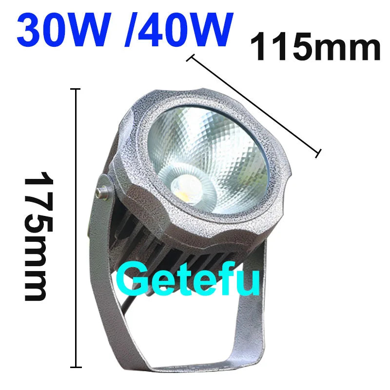 Outdoor LED Lawn Light 20W/30W 40W Wall Washer Waterproof Floodlights  LED Spot Lamp Outdoor Landscape Lighting 100-240V DC24V