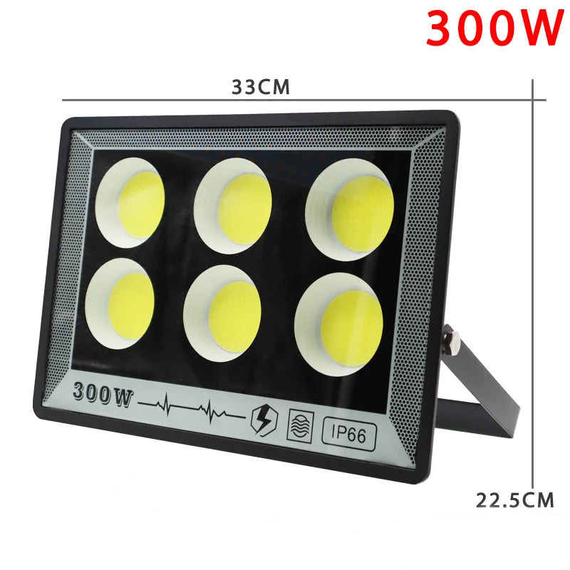 LED Floodlight 50W 100W 200W 300W 400W 500W 220V Spotlight IP65 Waterproof Lamp Led Outdoor Flood Light Garden Street Lamp - GlowMart