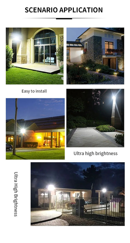 High Brightness LED Floodlight 10W 20W 30W 50W 100W 150W 200W 300W AC220V Cold White Flood Light For Garden Street Outdoor Light - GlowMart