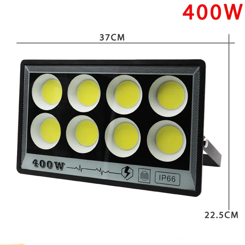 NEW 50/100W/200W/300W/400W/500W LED Floodlights Spotlight IP65 Waterproof Lamps Led Outdoor Flood Light Garden Street Lamps HOT - GlowMart