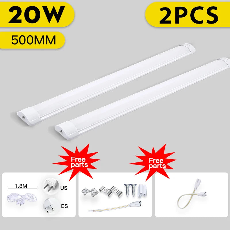 LED Tube Lights Cabinet Light 110V 220V LED Lamps Ceiling Bar Lights Wall Lamp LED Tubo Light Kitchen Workshop Lamp Night Light - GlowMart