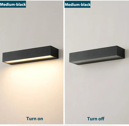 LED Outdoor Porch Wall Sconces Aluminum Exterior Wall Light Fixtures IP65 Waterproof Lamp for House Patio Doorway Garage Decorat - GlowMart