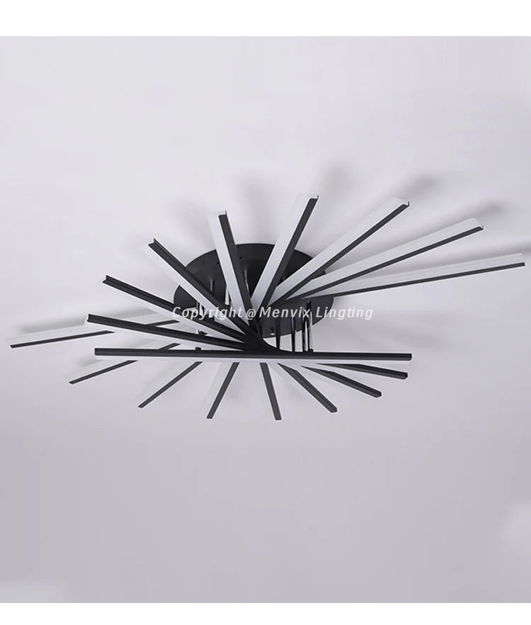 Ceiling Light Simple Modern Bedroom Atmosphere Duplex Villa Hall Nordic Lamps Minimalist Living Room Lamp Room Ceiling Lights