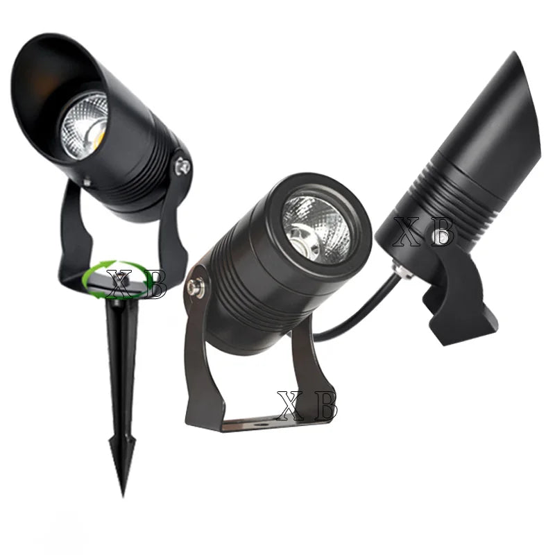 4PCS 1W 3W 5W 7W 10W LED Garden Lawn Lamp Outdoor LED Spike Light Waterproof Lighting Garden Path Spotlights AC 85-265V  DC12V - GlowMart