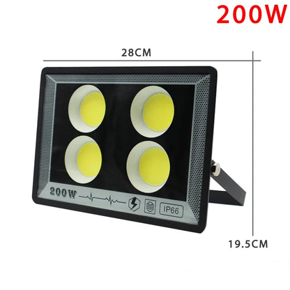 NEW 50/100W/200W/300W/400W/500W LED Floodlights Spotlight IP65 Waterproof Lamps Led Outdoor Flood Light Garden Street Lamps HOT - GlowMart