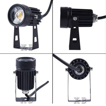 4PCS 1W 3W 5W 7W 10W LED Garden Lawn Lamp Outdoor LED Spike Light Waterproof Lighting Garden Path Spotlights AC 85-265V  DC12V - GlowMart