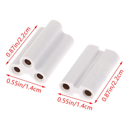 10Pcs Led Light And Fluorescent Connector Seamless Joint Unit Be Used In T5 T8 Tube Lamp 2 Pins 3 Pins Connectors Joints - GlowMart