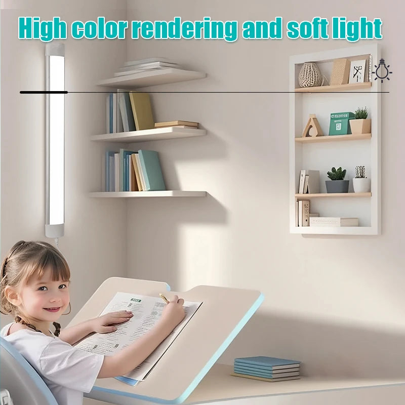 LED Light Tube Direct Plug-in Light Tube 110V 220V LED Lamp Tube Desk Work Study Shop Garage Warehouse Kitchen Cabinet Lighting - GlowMart