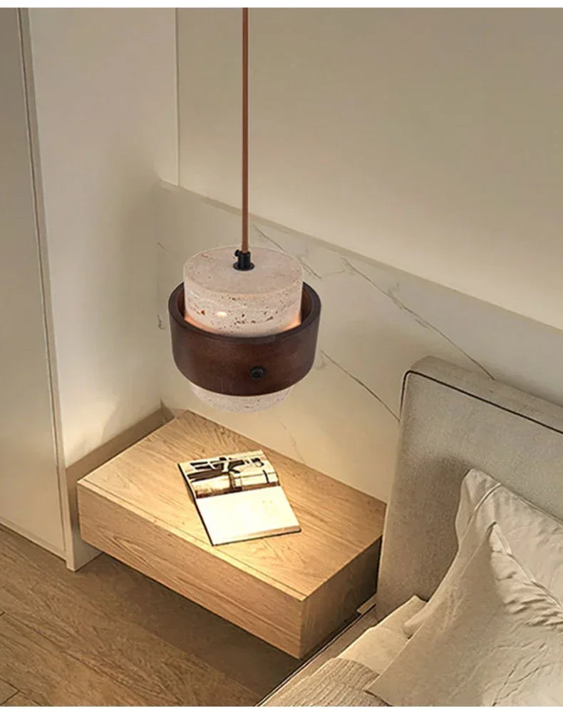 LED Stone Chandelier Decoration Home Bedroom Dining Room Living Room Bedroom Bedside Decorative Lighting Fixtures