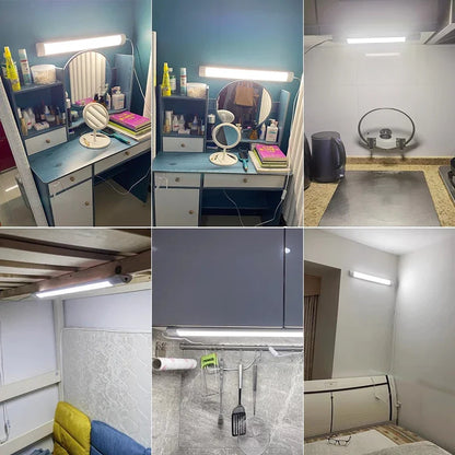 LED Tube Lights Cabinet Light 110V 220V LED Lamps Ceiling Bar Lights Wall Lamp LED Tubo Light Kitchen Workshop Lamp Night Light - GlowMart