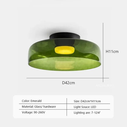 LEVELS Glass Ceiling Lamp Bedroom led Medieval Colourful lamps for Restaurant Creative Dining Room bedroom decorating Lamps