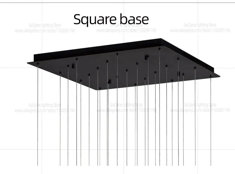 Nordic Pendant Light Modern Living Room Dining Table Lighting Lounge Hanging Restaurant Attic Chandelier Bedroom Ceiling Lamp - GlowMart