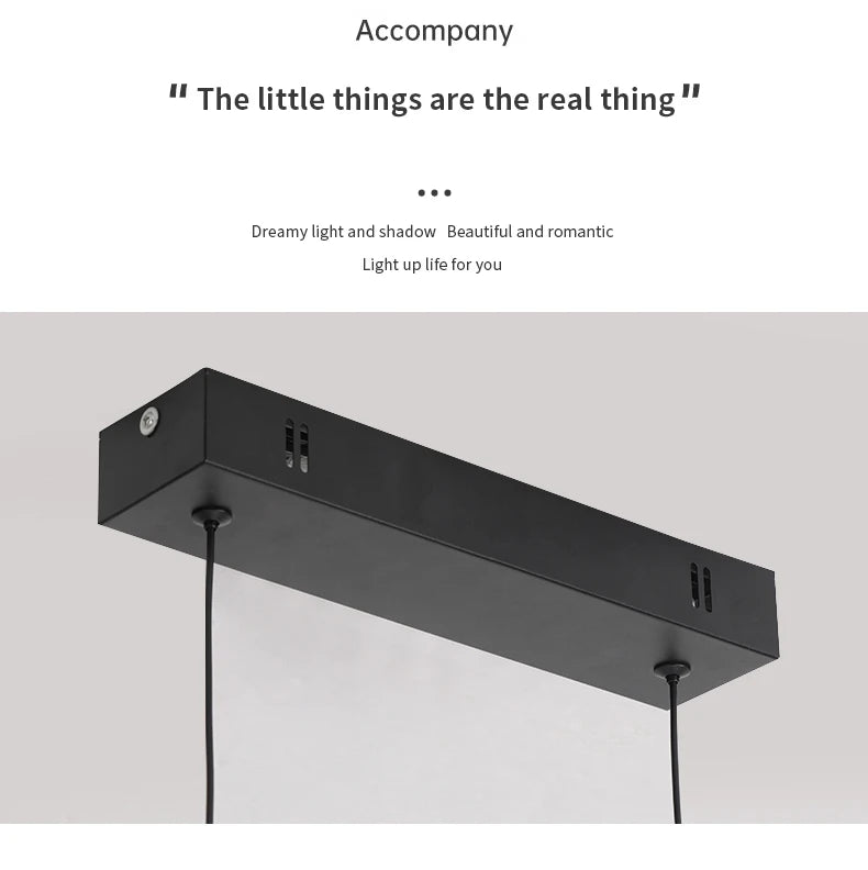 Pendant Light Modern Simple Dining Room Light For Wall Kitchen Long Chandelier Living Room Pendant Lamp Home Decoration Lighting - GlowMart