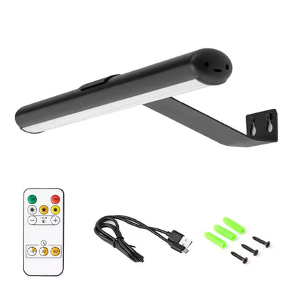 4000mAh Painting Picture Light Portrait With Remote Living Room Wireless Wall Lamp Art Display Rechargeable Battery Operated