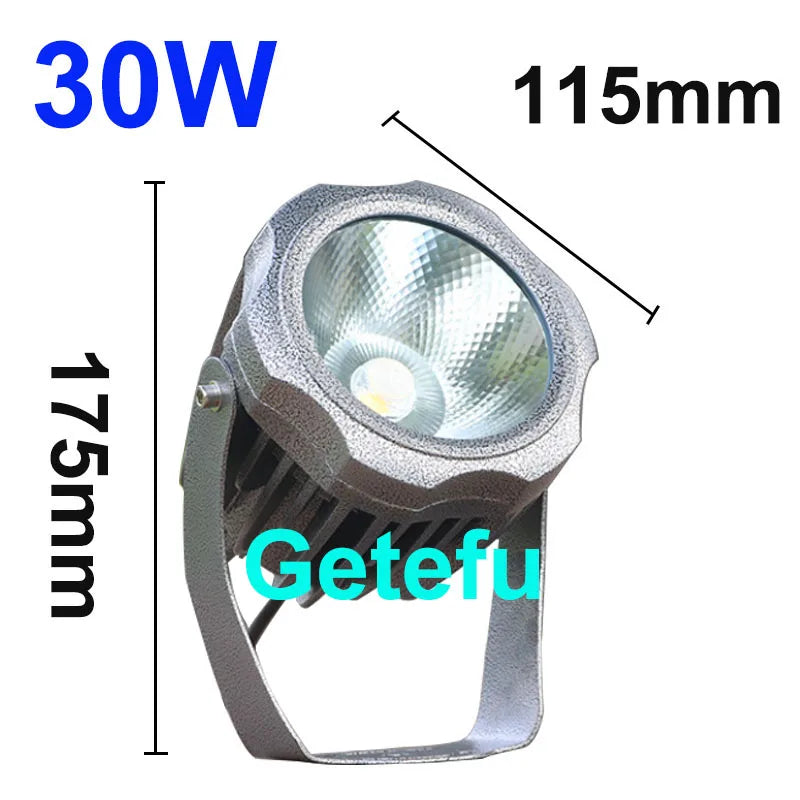 Outdoor LED Lawn Light 20W/30W 40W Wall Washer Waterproof Floodlights  LED Spot Lamp Outdoor Landscape Lighting 100-240V DC24V