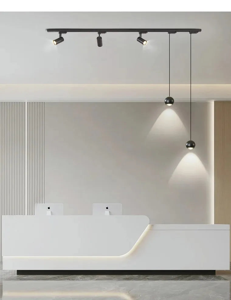 Surface mounted track lights, spotlights, LED restaurant chandeliers, living rooms without main lights, bar lamps, desk lamps - GlowMart