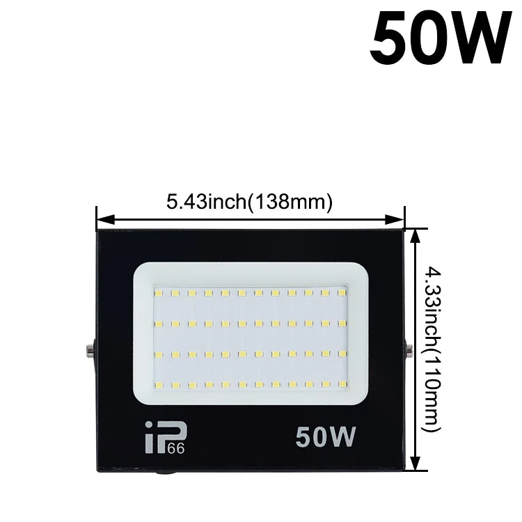 200W LED Flood light Spotlight Projector Outdoor Lighting 6500k Waterproof IP66 for Wall Garage Gym Street 220V - GlowMart