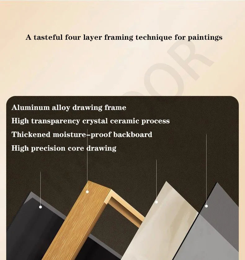 Modern Light Luxury Entrance Decoration Painting Wealth Wall Lamps Tree Corridor Hanging Painting High-end Wall Painting Light - GlowMart