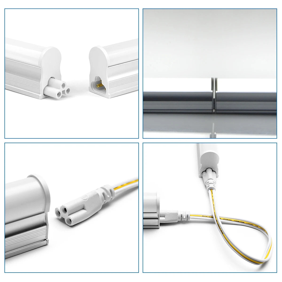 Latest T5 LED Lamp Tube 50CM/19.69in Aluminum Alloy Shell SMD 2835 220V 110V For Kitchen Vestibule Hallway Bedroom Wall Lighting - GlowMart