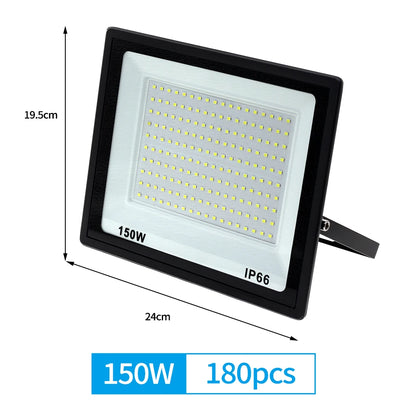 High Brightness LED Floodlight 100W 200W 300W IP66 Waterproof Flood Light For Garden Street Outdoor Lighting - GlowMart
