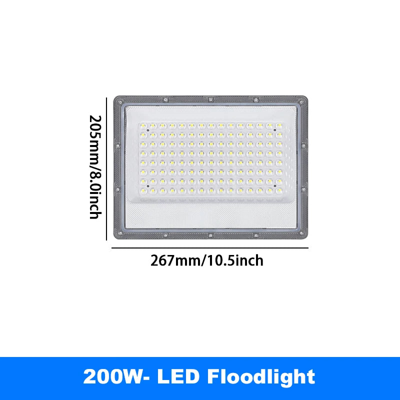 50W 100W 200W 300W 500W Led Floodlight Outdoor IP66 Waterproof 220V Reflector LED Garden Lighting Street Lamp Wall Flood Lights - GlowMart