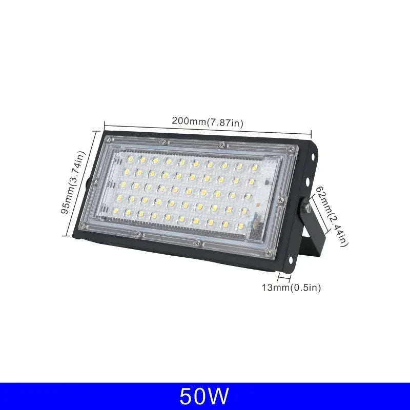 Led Flood Light 50W 100W 150W 200W 110V 220V Outdoor Floodlights IP65 Waterproof Wall Lamp Reflector Led Street Light - GlowMart