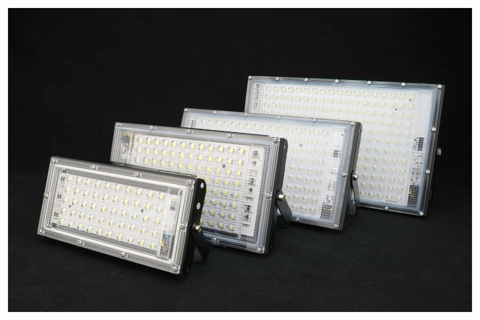 Led Flood Light 50W 100W 150W 200W 110V 220V Outdoor Floodlights IP65 Waterproof Wall Lamp Reflector Led Street Light - GlowMart